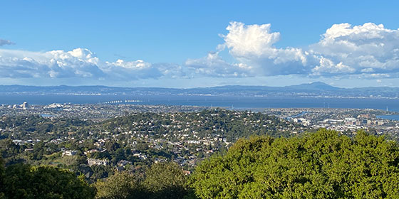 clear skies over the peninsula