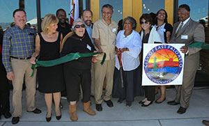 Ribbon cutting for the new building. © John Green