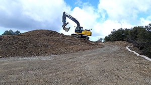 Landform restoration at Mount Umunhum