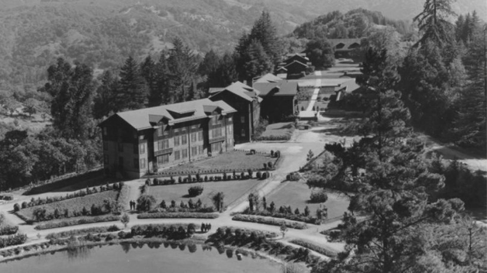 Alma College campus in 1937 / image courtesy of the Jesuit Archives and Research Center