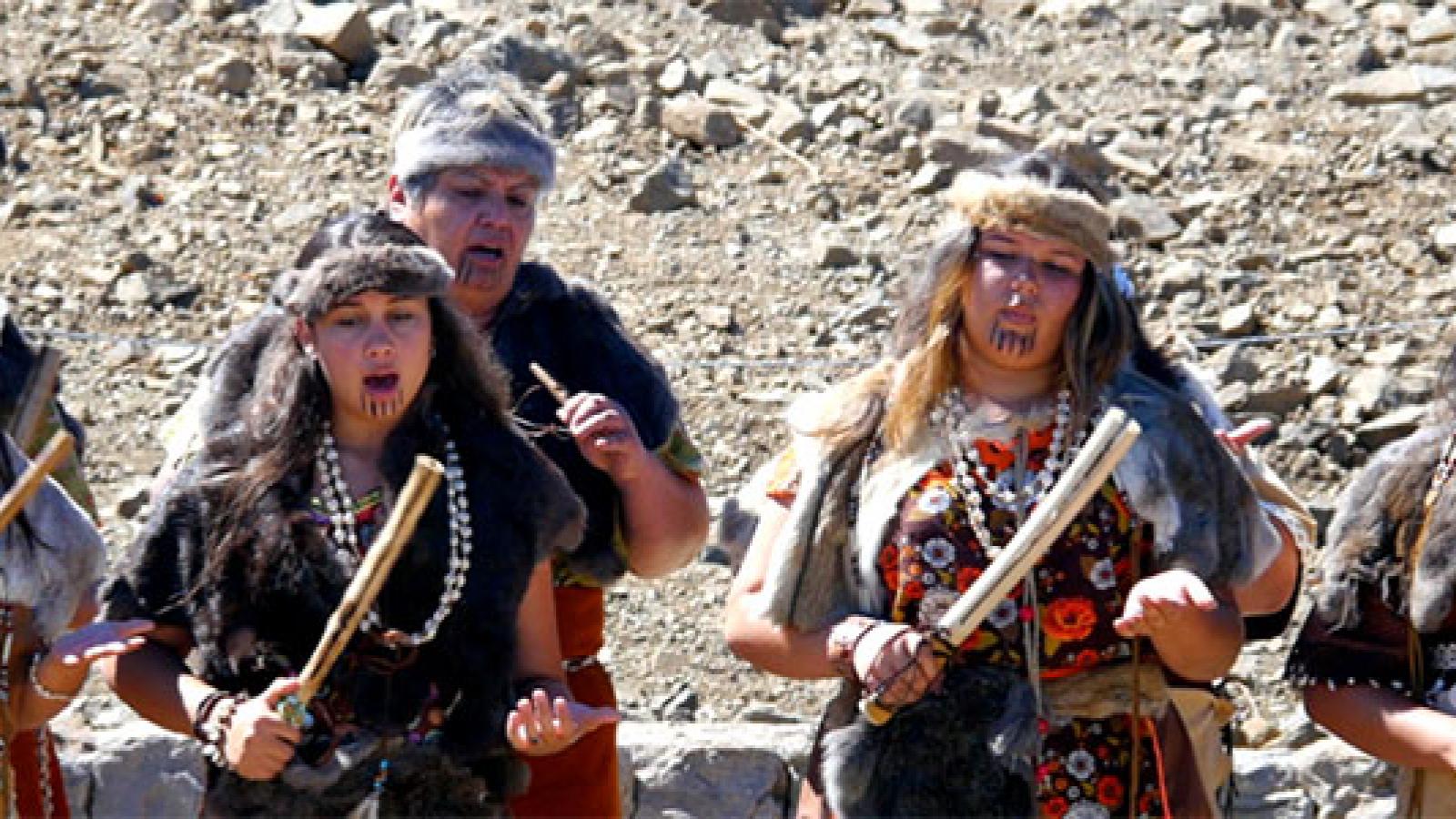 Amah Mutsun ceremonial dancers