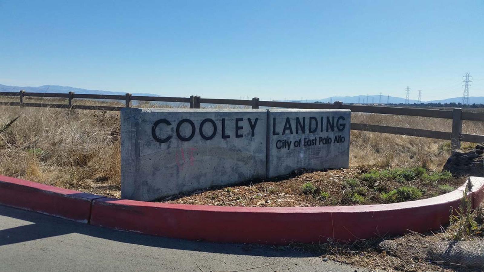 Cooley Landing Entrance Sign