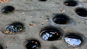 Ohlone Indian Mortars at Skyline Ridge Preserve