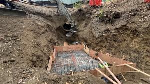 Prospect Culvert Headwall footing