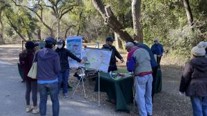 Midpen staff and volunteers conducting outreach