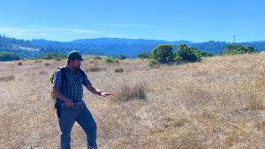 Lewis Reed in La Honda Creek Preserve