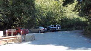 Lower Purisima Creek Redwoods parking area. (Midpen)