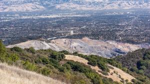 Photo of Lehigh Quarry and Cement Plant taken from Monte Bello Preserve (Karl Gohl)