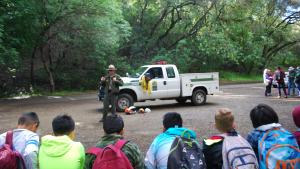 ranger speaking to middle school students RSA