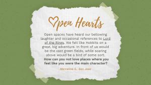 Open Hearts Submission: Merceline S., San Jose