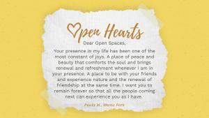 Open Hearts Submission: Paula M., Menlo Park