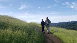 Hikers at Monte Bello Open Space Preserve (Sharla Oliveri)