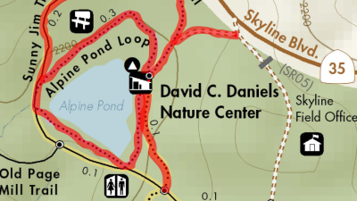 Alpine Pond Trail Closure