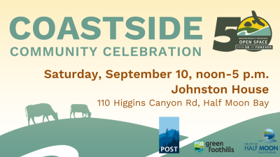 Coastside Community Celebration Saturday, September 10, noon - 5 p.m., Johnston House 110 Higgins Canyon Road, Half Moon Bay