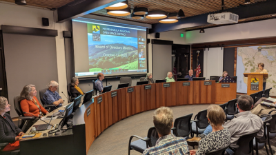 Board meeting with Congresswoman Eshoo