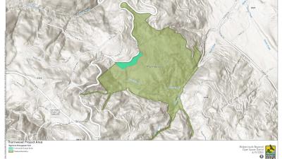 map of Thornewood Preserve
