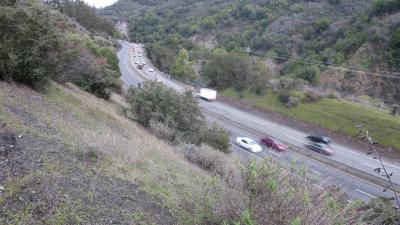 View of Highway 17 in project area, looking north