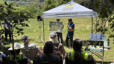 Planning and Natural Resources committee meeting at the Beatty Property