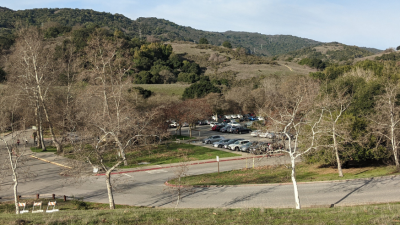 Rancho San Antonio parking lot