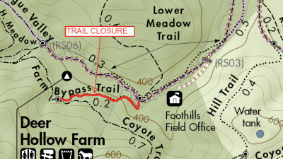 Farm Bypass Trail Closure