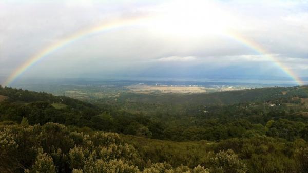 Rainbow over Coal Creek Preserve