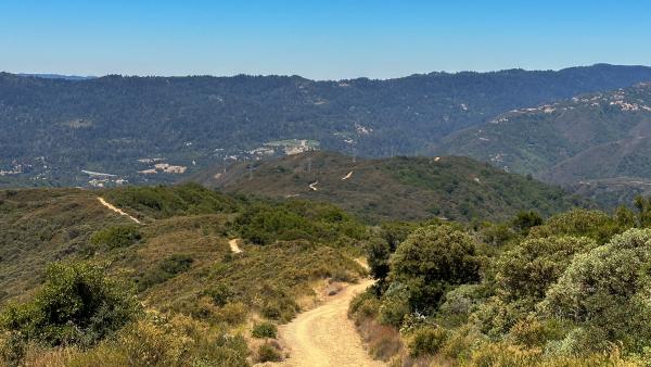 A trail in Sierra Azul Preserve