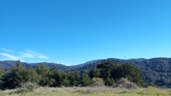 View of Mount Umunhum from St. Joseph's Hill Open Space Preserve