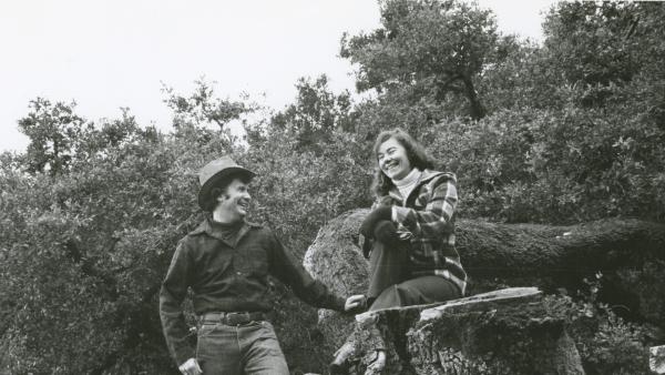 Craig Britton and Nonette Hanko at Skyline Ridge Preserve.