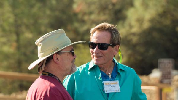 Doug McConnell at the Mt. Umunhum opening event in 2017
