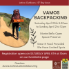 Vamos Backpacking Saturday April 20th 8:30AM to Sunday April 21st 12PM. Monte Bello Open Space Preserve. Gear & Food Provided. We have limited spots. Registration opens on SATURDAY APRIL 6TH at 10AM on our Eventbrite page