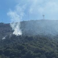 Smoke rising from Sierra Azul Preserve (Brad Pennington/Midpen)