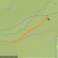 map of trail closure