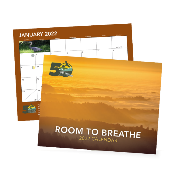 2022 Midpen wall calendar