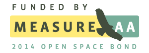 Funded by Measure AA 2014 Open Space Bond