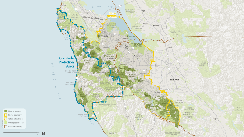 Map of Coastside Protection Area